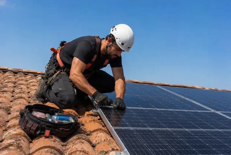 Maintenance et monitoring de panneaux solaires à Seignosse